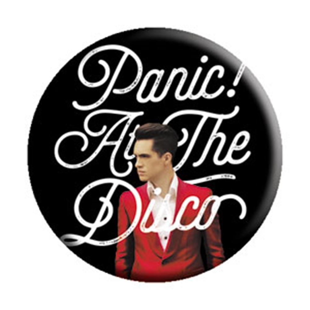 Panic at the Disco Logo - Panic At The Disco Logo With Photo Button