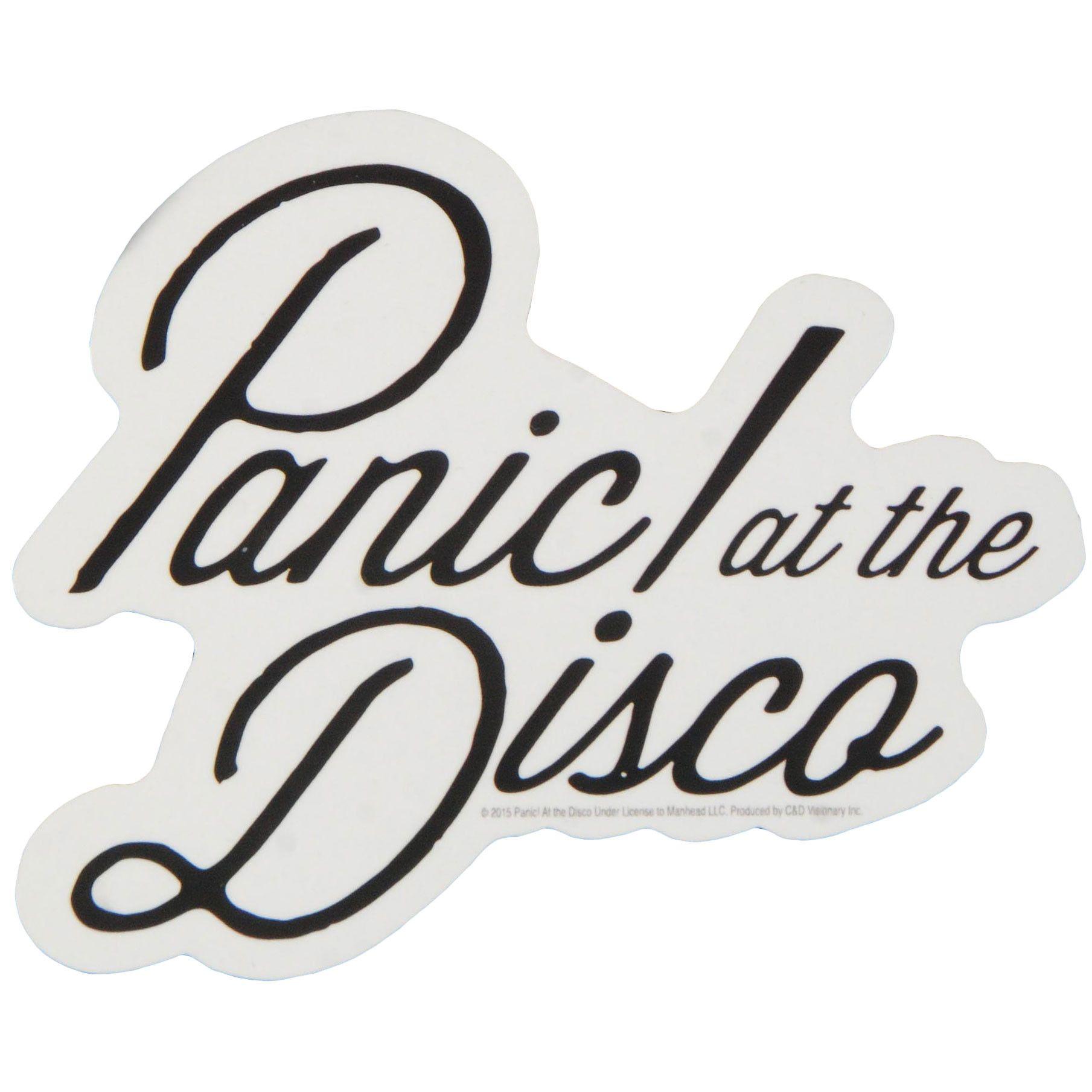 Panic at the Disco Logo - Panic! At The Disco Logo Sticker - Rockabilia