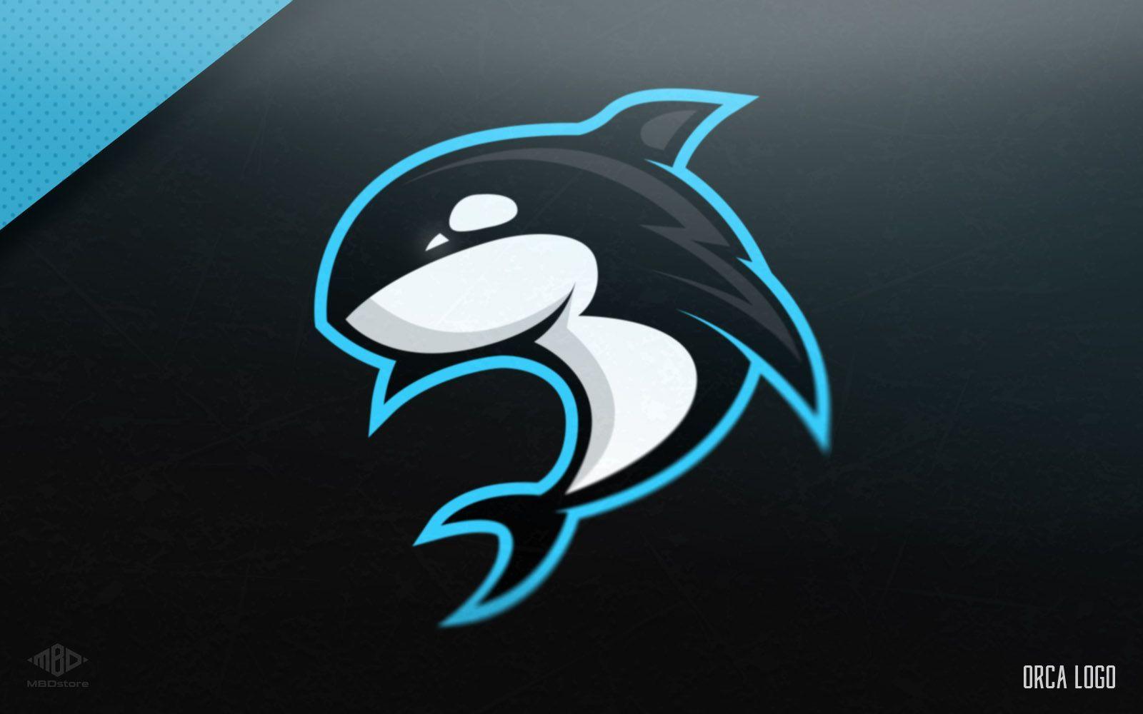 Orca Logo - Orca whale sport mascot logo. Logo Design. Logos, Logo design