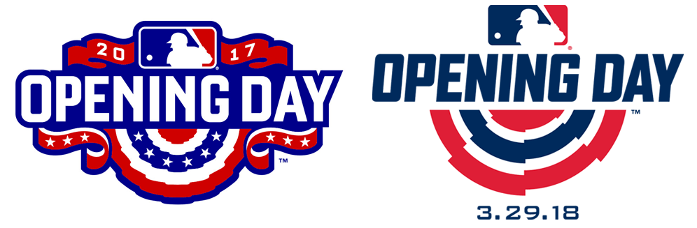 2018 MLB Logo - MLB 2018 Opening Day Logo Revealed | Chris Creamer's SportsLogos.Net ...