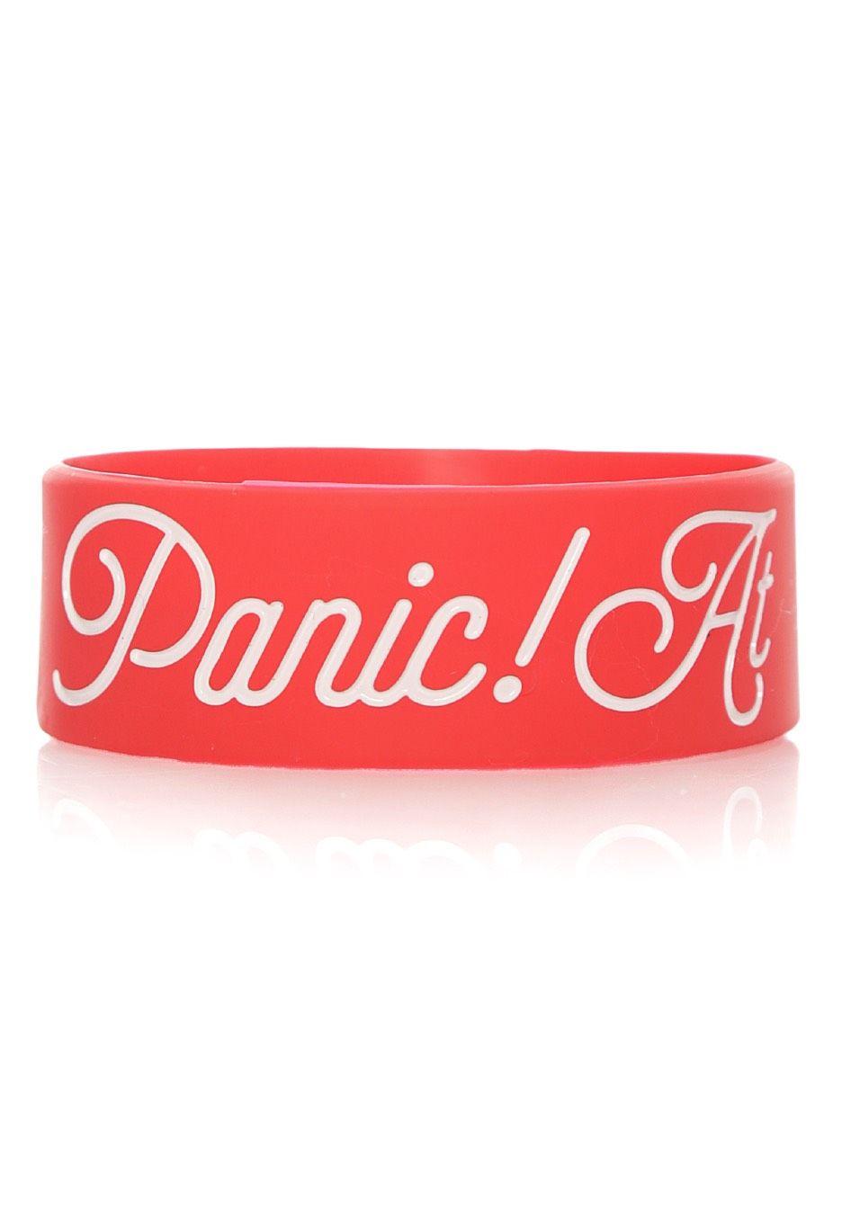 Panic at the Disco Logo - Panic! At The Disco - Logo Red - Bracelet - Impericon.com UK