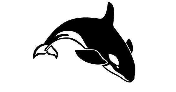Orca Logo - Orca free Vector | Orca | Pinterest | Whale, Killer whales and ...