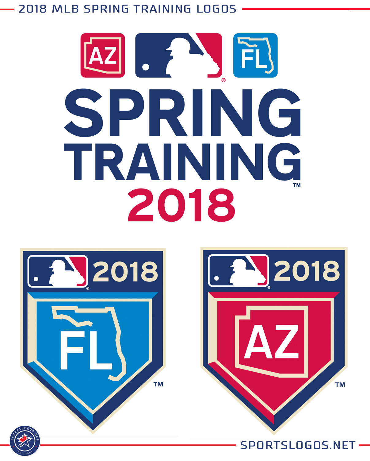 2018 MLB Logo - 2018 MLB Spring Training Logos | Chris Creamer's SportsLogos.Net ...