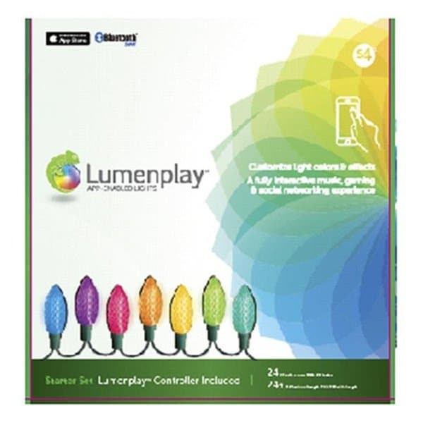 Overstock App Logo - Shop Polygroup TVL15020 C9 Lumenplay App Enabled LED Light Set - 24 ...