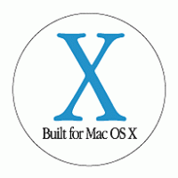 Mac OS X Logo - Built for Mac OS X | Brands of the World™ | Download vector logos ...