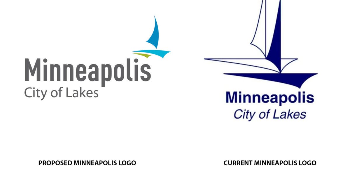 Minneapolis Logo - City of Minneapolis floats new logo idea, with one less boat