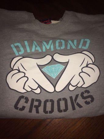 Diamond Crooks Logo - DIAMOND CROOKS SWEATER on The Hunt