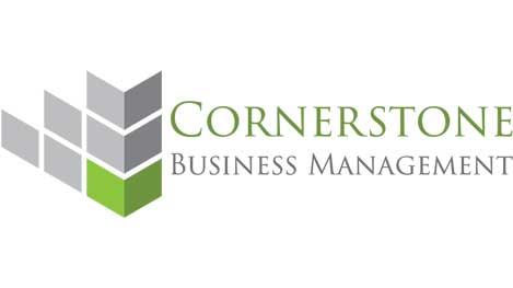 Cornerstone Logo - Cornerstone Business Management Logo - Altitude Marketing and Design