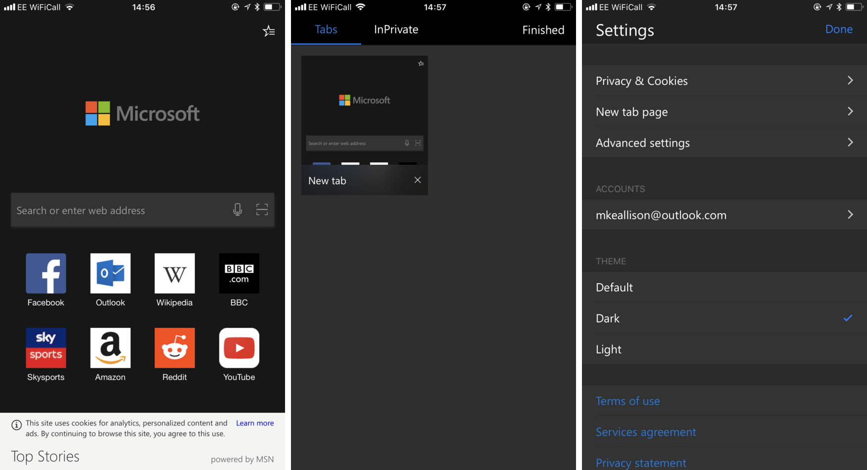 3D Microsoft Edge Logo - Microsoft Edge for iOS updated with 3D Touch support, more - MSPoweruser