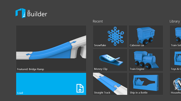3D Microsoft Edge Logo - Microsoft's 3D Builder Comes to Windows 8.1 | Windows Experience Blog