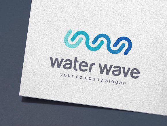 Water Wave Logo - Water Wave Logo ~ Logo Templates ~ Creative Market