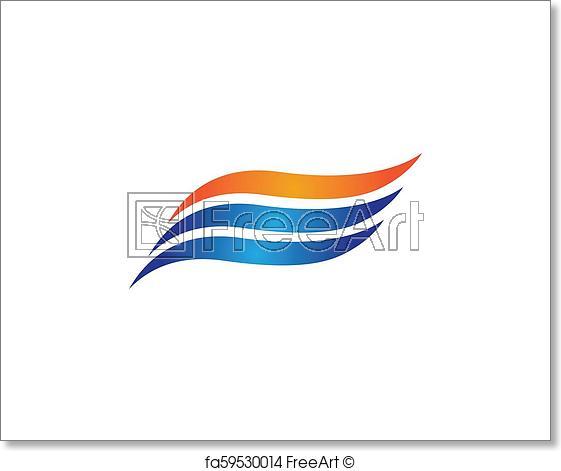 Water Wave Logo - Free art print of Wave vector icon. Water Wave logo vector icon ...