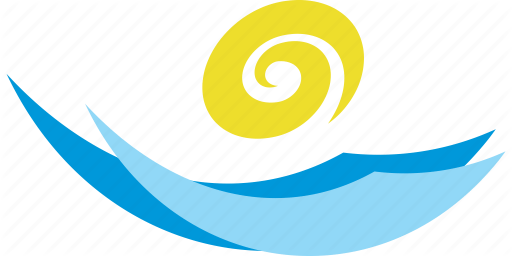 Water Wave Logo - Ocean, sea, summer, sun, tourism, water, wave icon