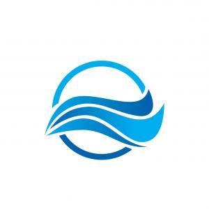 Water Wave Logo - Abstract Design Ocean Logo Waves Vector