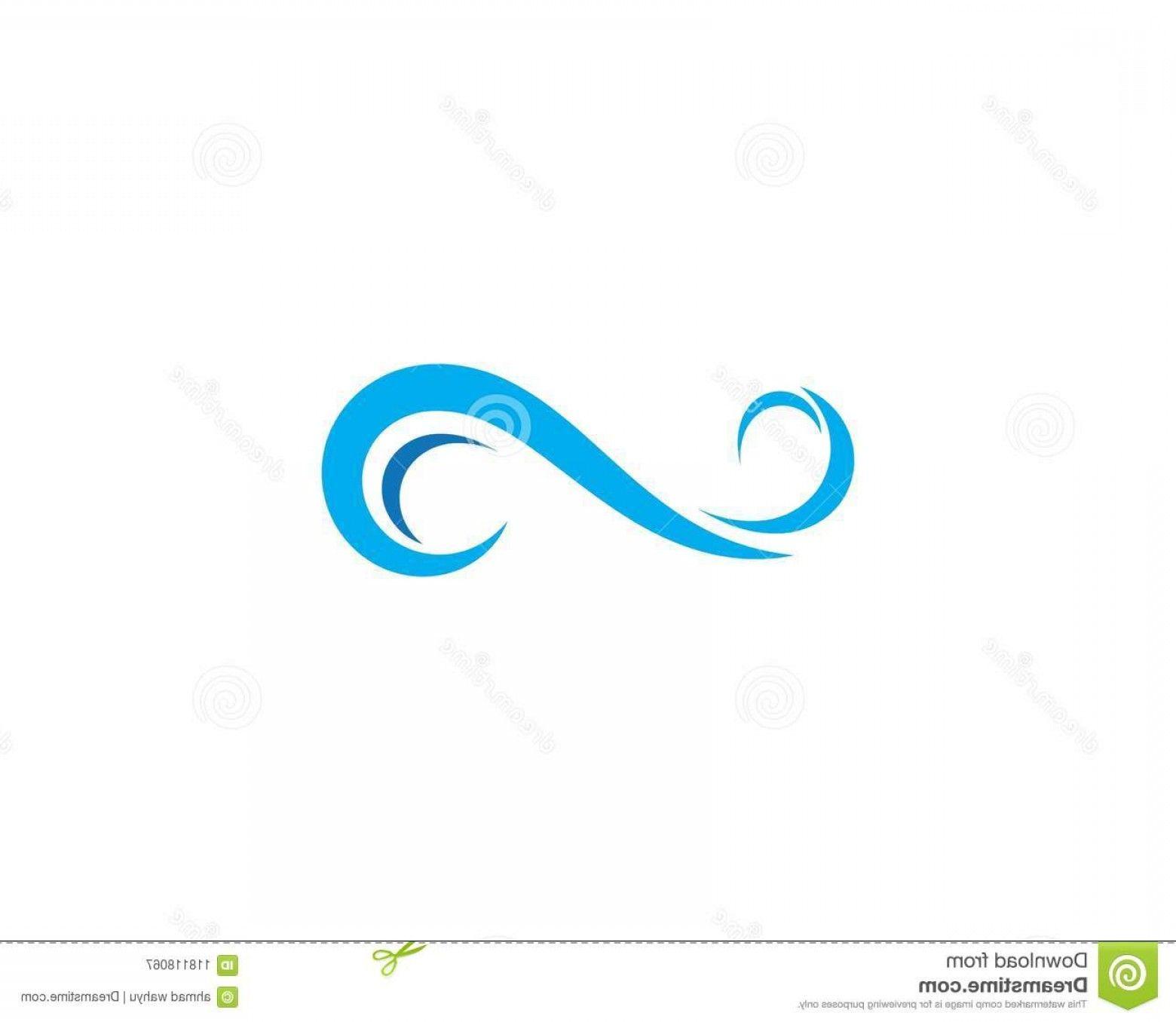 Water Wave Logo - Stock Illustration Infinity Water Wave Symbol Icon Logo Infinity ...