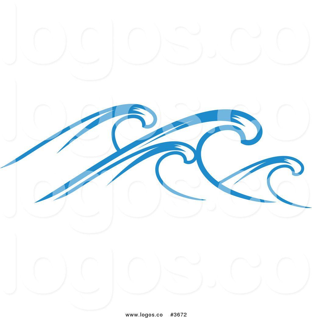 Water Wave Logo - Ocean wave Logos