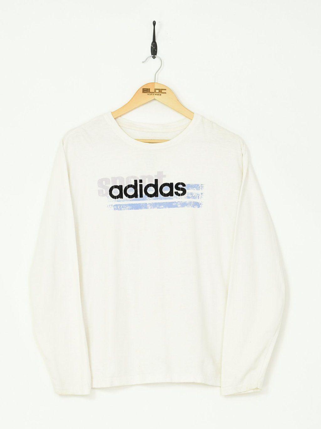 White Small Adidas Logo - Adidas T Shirt White Small