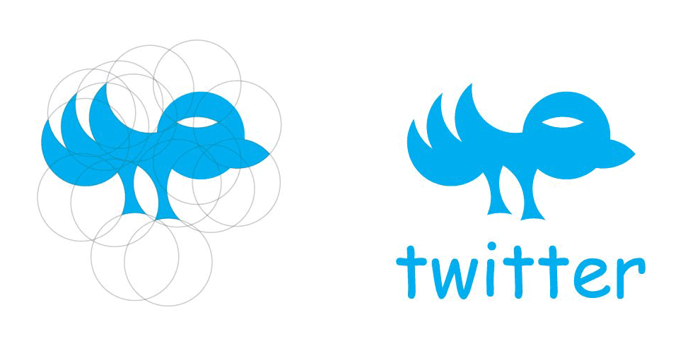 Turquoise Twitter Logo - Logo Design Tutorial: How to Recreate Twitter's Logo Using Just Circles