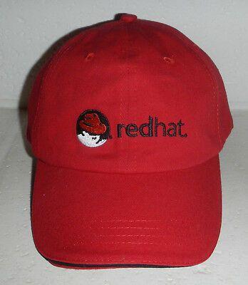 Red Linux Logo - NEW REDHAT ENTERPRISE Linux Logo Red Adjustable Baseball Hat Cap