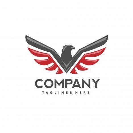 Vector Bird Logo - Eagle bird logo vector creative hawk logotype phoenix bird