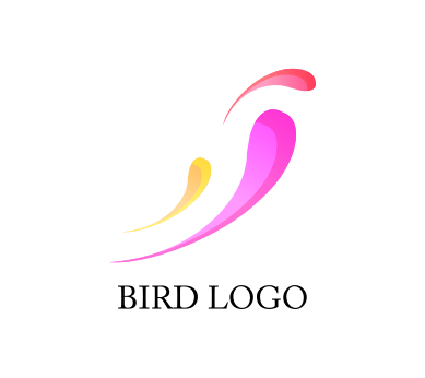 Vector Bird Logo - Vector colourful bird logo inspiration download | Art logos Vector ...