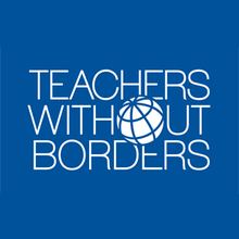 People with Blue Square Logo - Teachers Without Borders