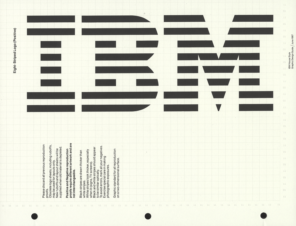 Paul Rand IBM Logo - It's Nice That | Design to improve the general quality of life ...