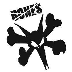 Bones Skateboard Logo - Bones Reds Skateboard Bearings - Cleanline Surf