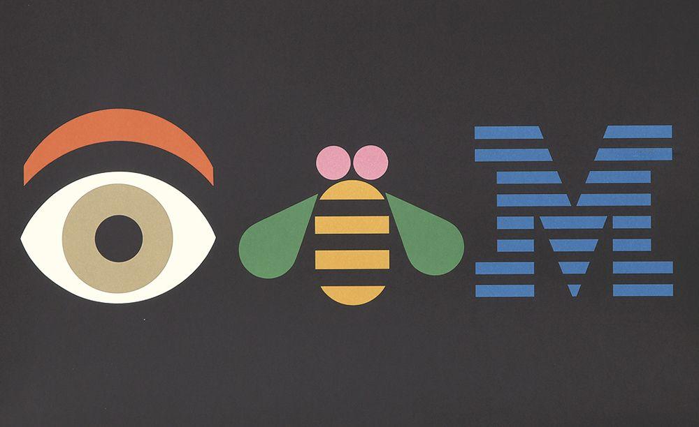 Paul Rand IBM Logo - When We Were Modern - Rennert's Gallery