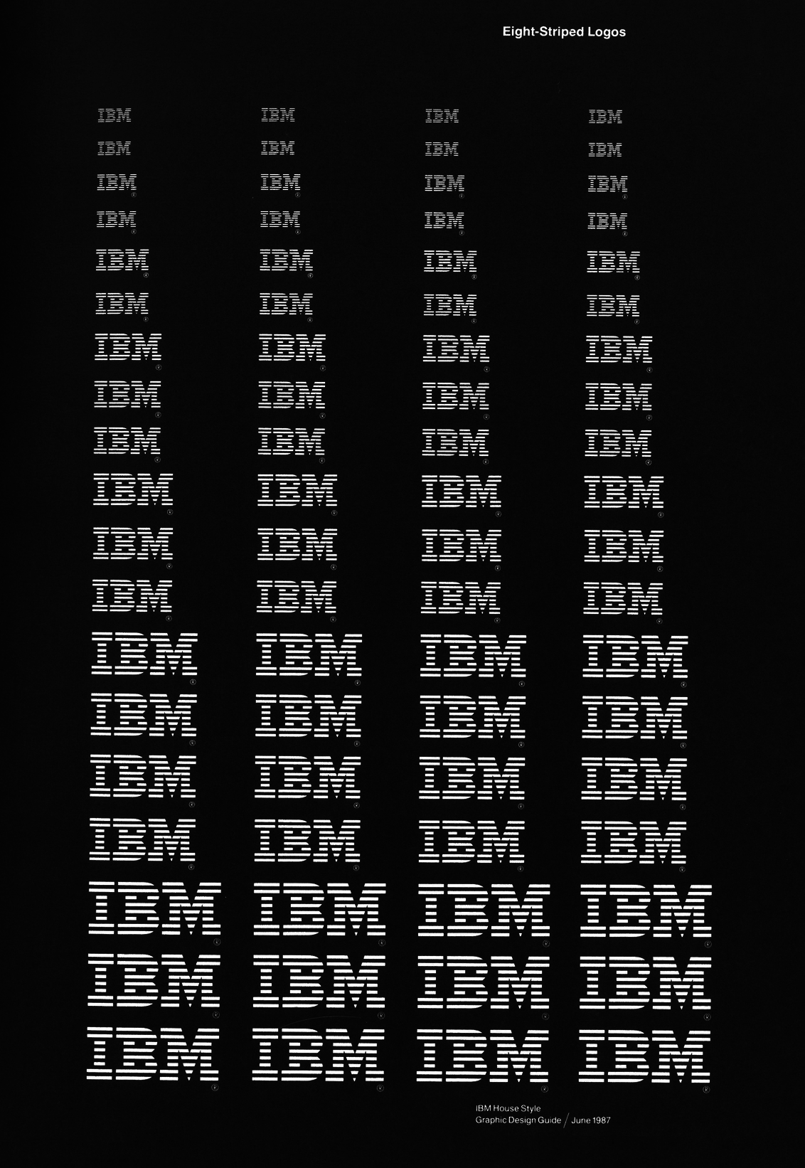 Paul Rand IBM Logo - It's Nice That. Design to improve the general quality of life