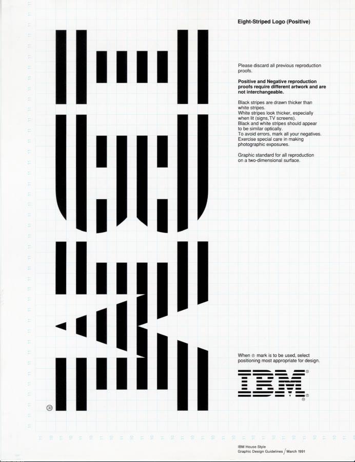 Paul Rand IBM Logo - ibm-graphic-design-guide-by-paul-rand – Eye on Design