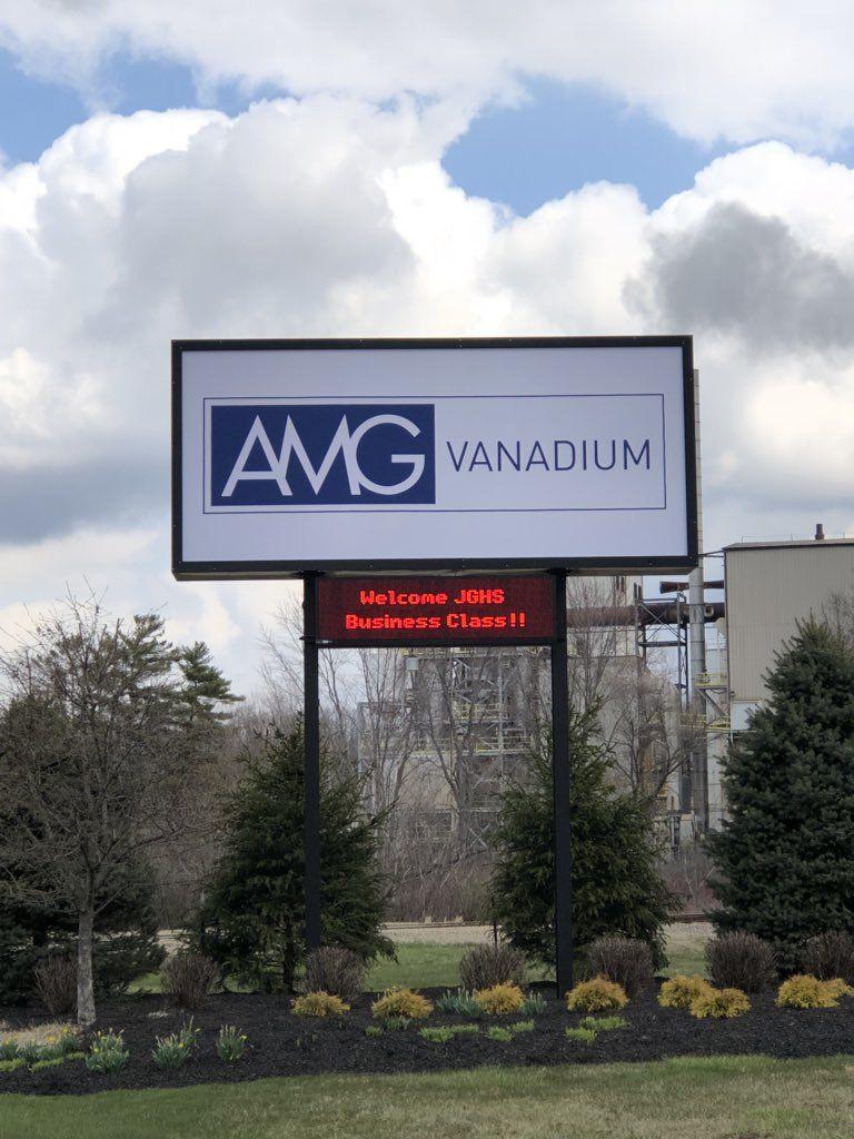 AMG Vanadium Logo - Mrs. Wolford an awesome visit to AMG Vanadium