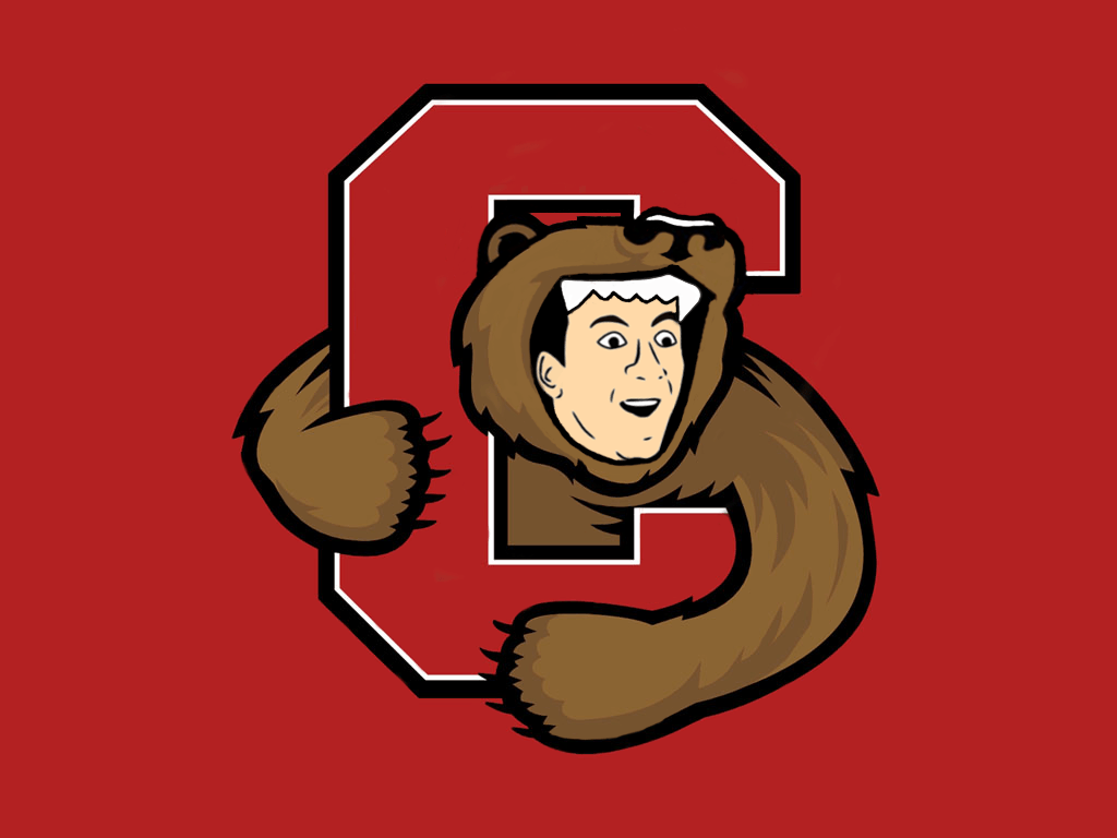 Cornell Big Red Bear Logo - Big Red Bear? I prefer Nic Cage in a bear suit. - Imgur