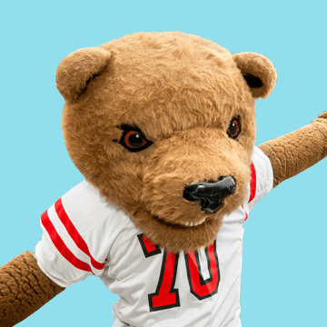Cornell Big Red Bear Logo - Hi I'm the Big Red Bear! | Cornell Kids
