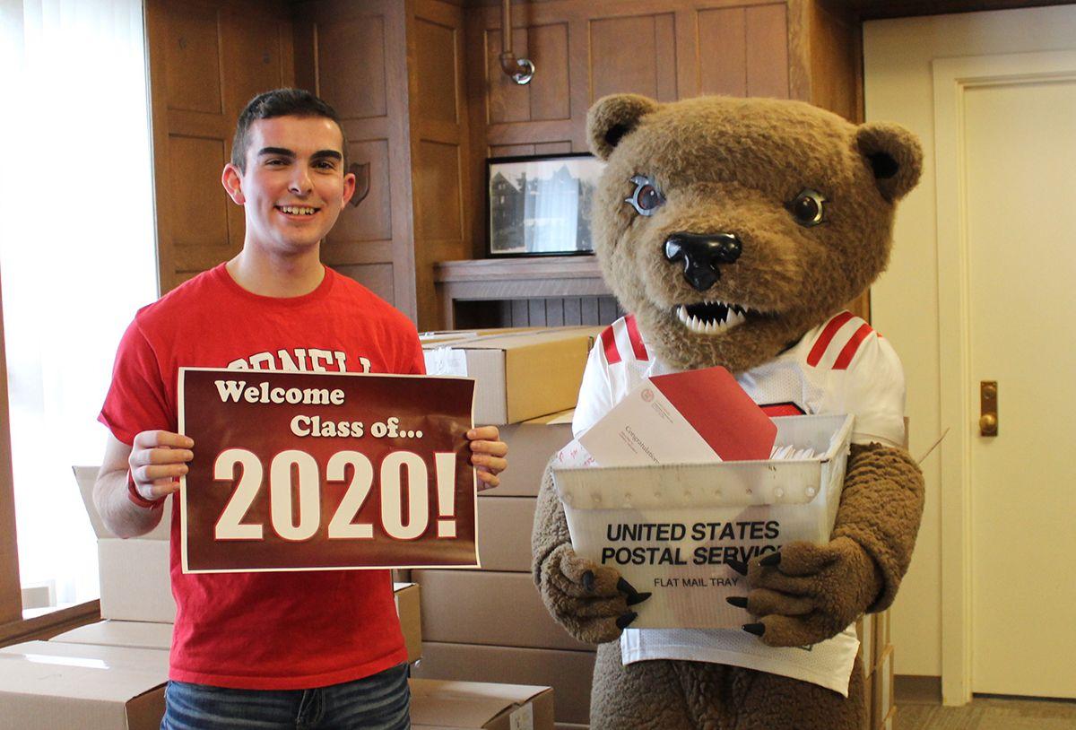 Cornell Big Red Bear Logo - Class of 2020 sets records in applications, diversity | Cornell ...