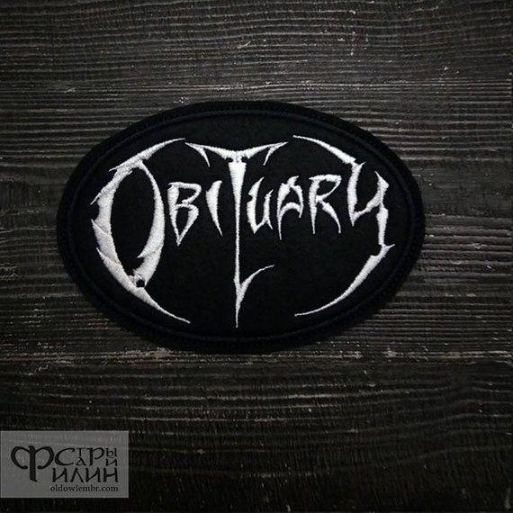 Obituary Logo - Patch Obituary logo death metal band. | Etsy