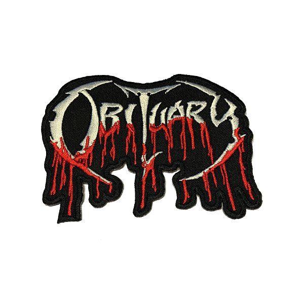 Obituary Logo - Obituary Logo Blood Cut Out Patch