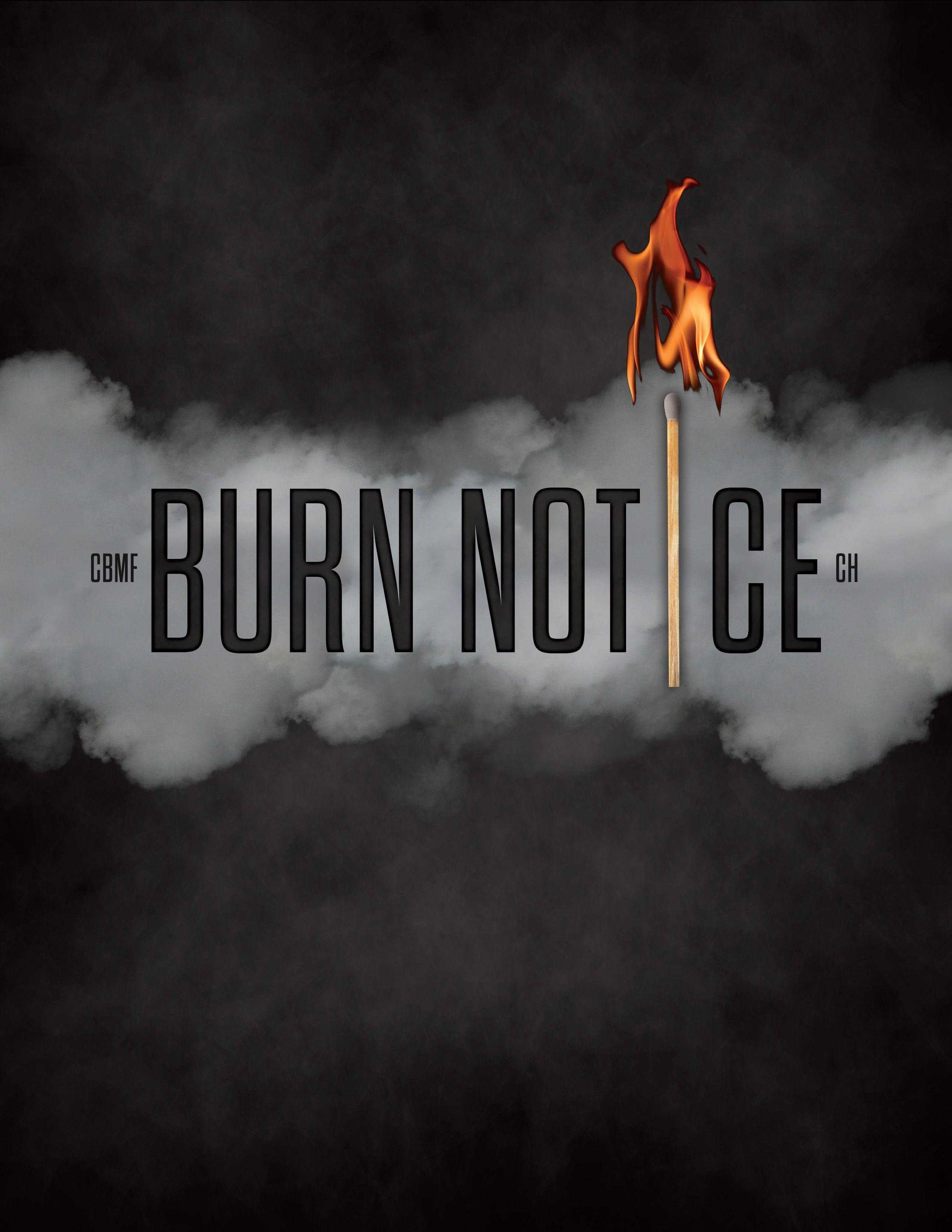 Burn Notice Logo - Burn Notice | Crystal Farms Equestrian Center - Marshall, MI