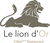 Hotel Lion Logo - stars hotel in Chinon. Le Lion d'Or Official website