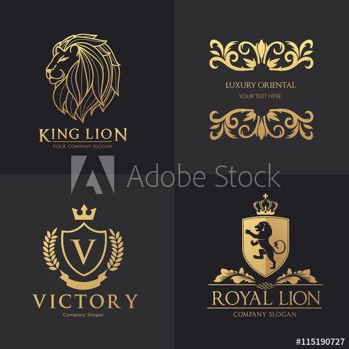 Hotel Lion Logo - vector illustrationLuxury logo set. hotel logo. lion logo.crest logo ...