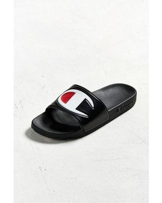 Red Black and White C Logo - Can't Miss Bargains on Urban Outfitters Champion Big C Logo Slide
