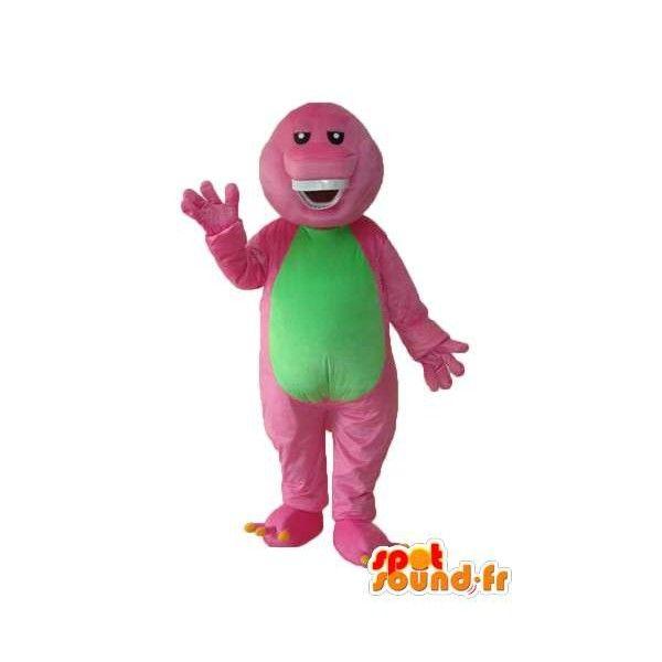 Crocodile with Pink Logo - Purchase Pink green crocodile mascot - Pink crocodile costume in ...
