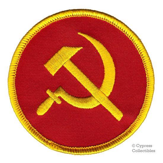 Soviet Union Logo - Communist Hammer Sickle Iron On Patch USSR CCCP Russia Embroidered