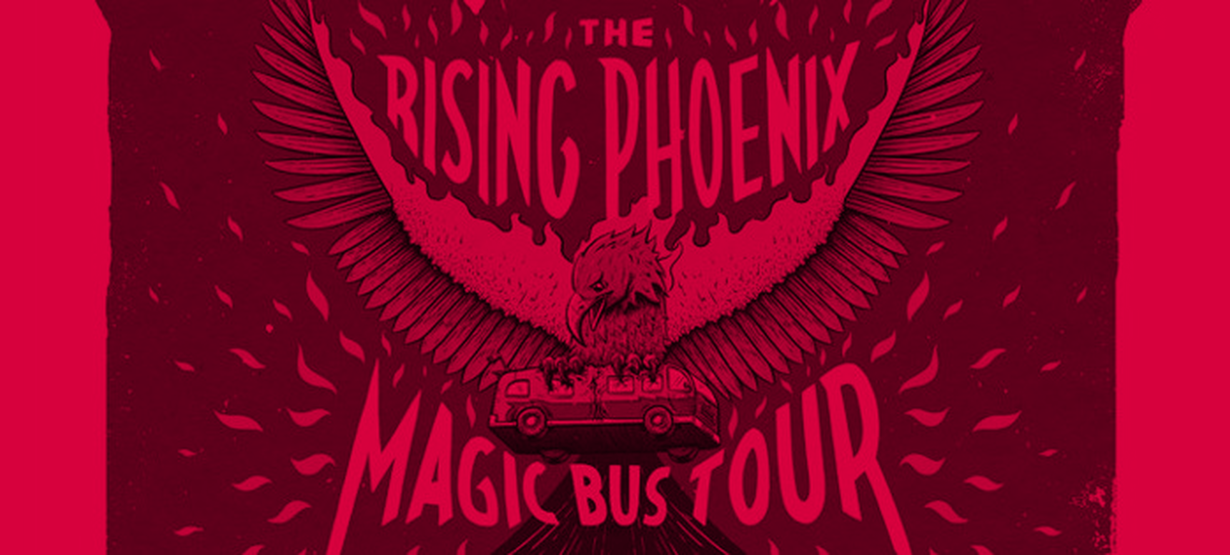 Phoenix Mixed with Red Bull Logo - The Rising Phoenix Magic Bus Tour | Red Bull Studios Cape Town