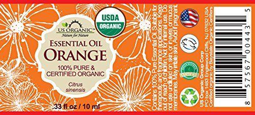 Orange USDA Logo - Amazon.com: US Organic 100% Pure Sweet Orange Essential Oil - USDA ...