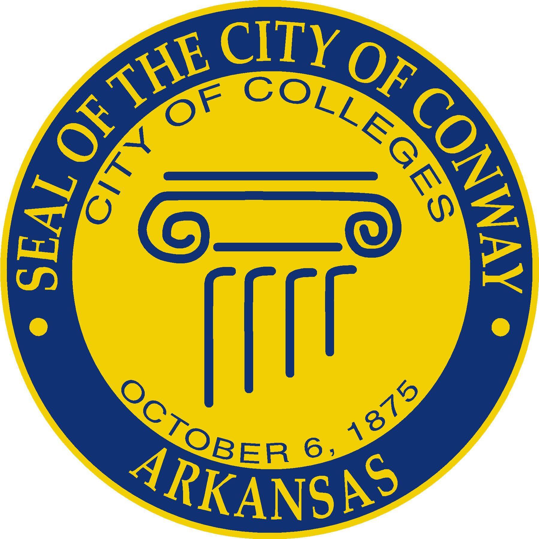 Conway F Logo - File:Seal of Conway, Arkansas.jpg - Wikimedia Commons