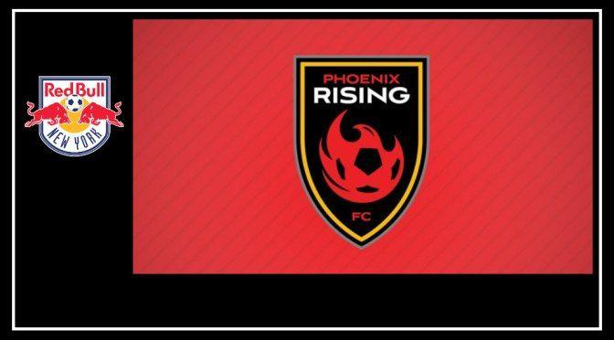 Phoenix Mixed with Red Bull Logo - Phoenix Rising FC. MLS from the Female Perspective
