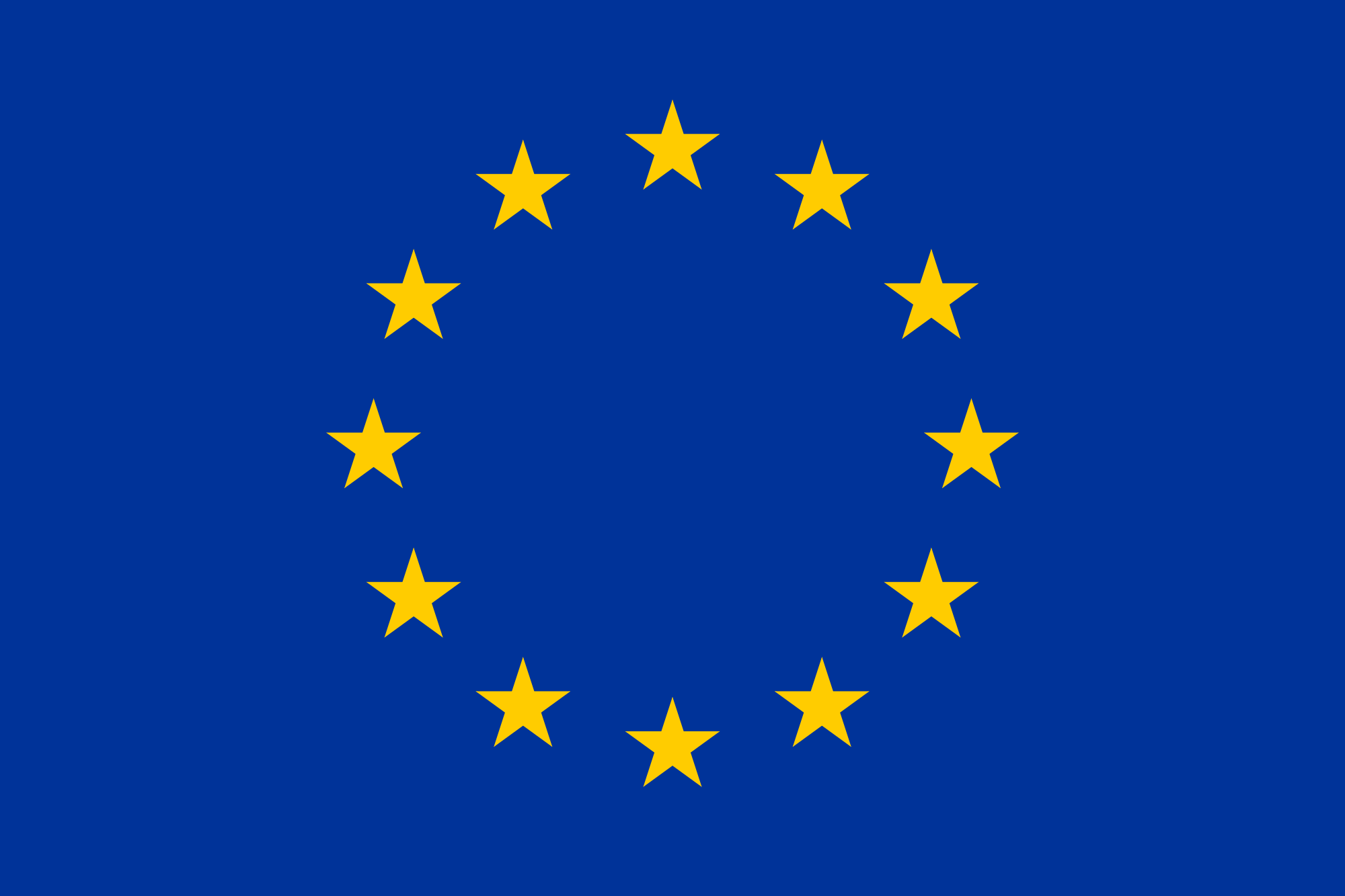 Looking Square Blue Yellow Stars Logo - Flag of Europe.svg