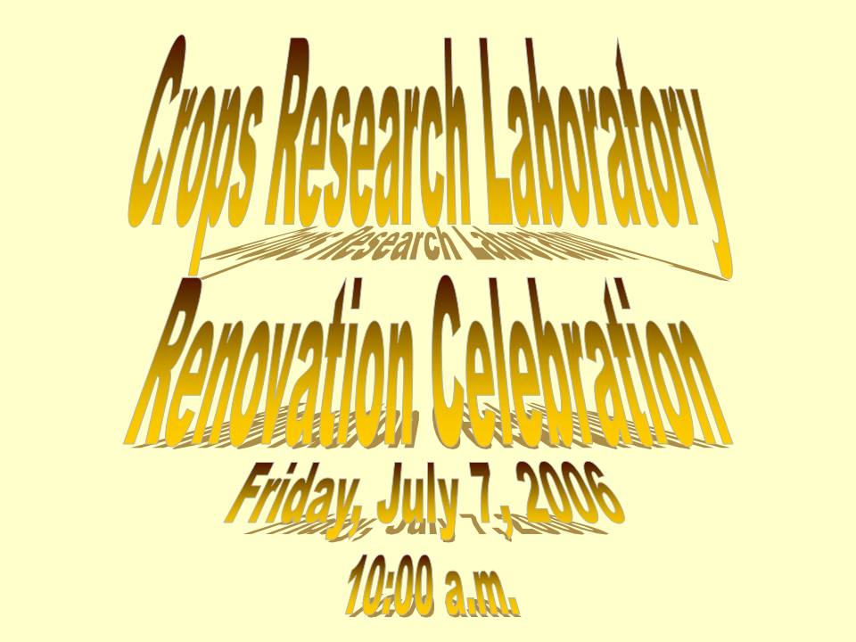 Orange USDA Logo - Renovation Celebration : USDA ARS