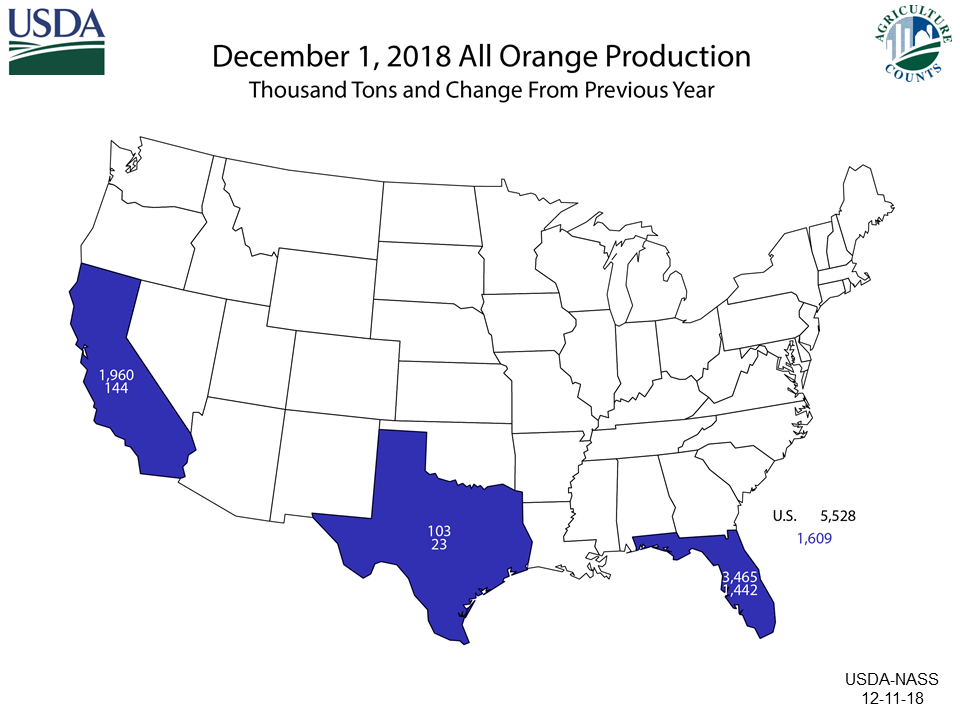 Orange USDA Logo - USDA - National Agricultural Statistics Service - Charts and Maps ...